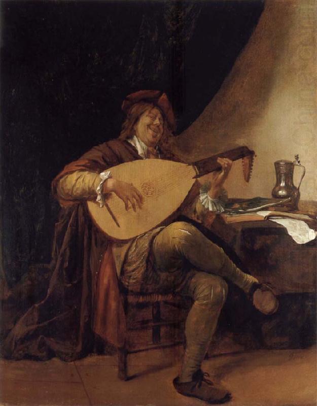 Self-Portrait as a lutenist, Jan Steen